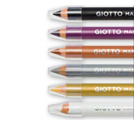 Giotto make up Metallic Набор карандашей для грима 6 шт., блистер